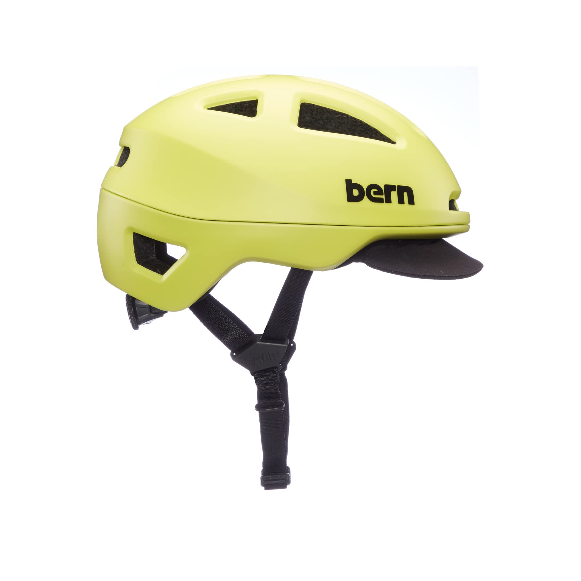 Bern Major Adult Bicycle Helmet, MIPS Rotational Impact Protection, Compass Dial-Adjusted Fit, MIPS Matte Lime, Large