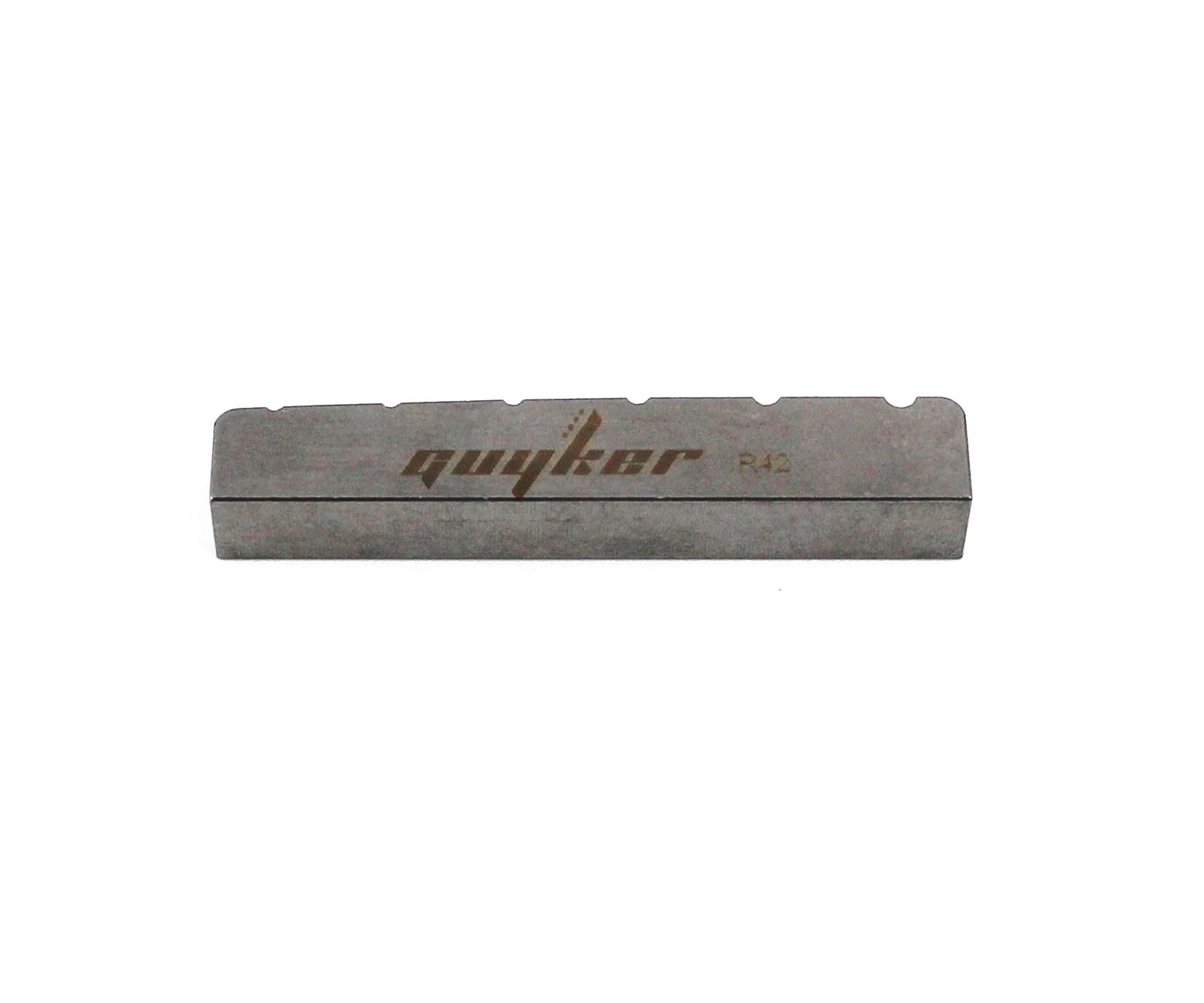 Guyker 42mm Guitar Titanium Alloy Nut - Pre-Slotted Nuts Replacement Part for LP Electric Guitar