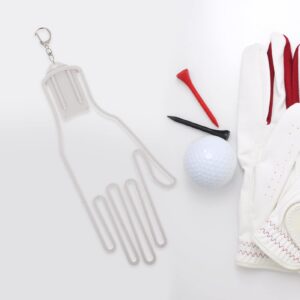 NOLITOY Gold Gloves Bracket Golf Gloves Rack 2pcs Golf Glove Holder Lovers Abs Forming Machine White Outdoor Golf Gloves Holder Keeper Gloves