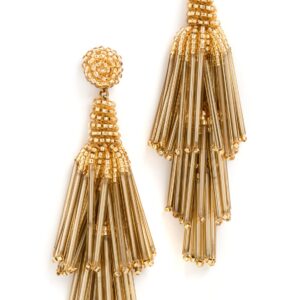 Deepa Gurnani Women's Deepa by Deepa Gurnani Rain Earrings, Gold, One Size