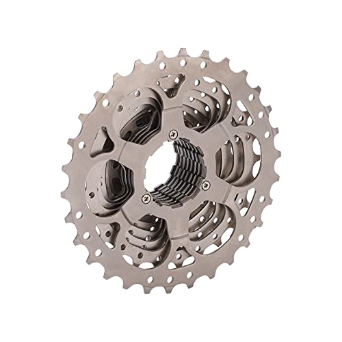 FECAMOS Road Bike Freewheel, 11‑30T Bike Freewheel Anti Rust Treatment High Accuracy Tooth Ratio for Cycling