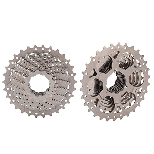 FECAMOS Road Bike Freewheel, 11‑30T Bike Freewheel Anti Rust Treatment High Accuracy Tooth Ratio for Cycling