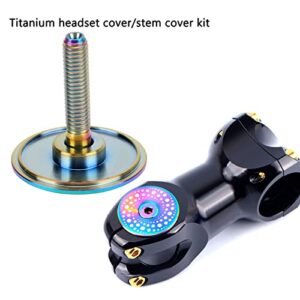 FECAMOS Headset Top Cover, 28.6mm  Headset Top  Replacement Waterproof Rust Proof for Road Bike