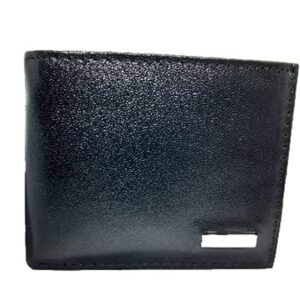 Calvin Klein Men's Genuine Leather Wallet with RFID Protection Black, Black, Standard, American, Black, std, American