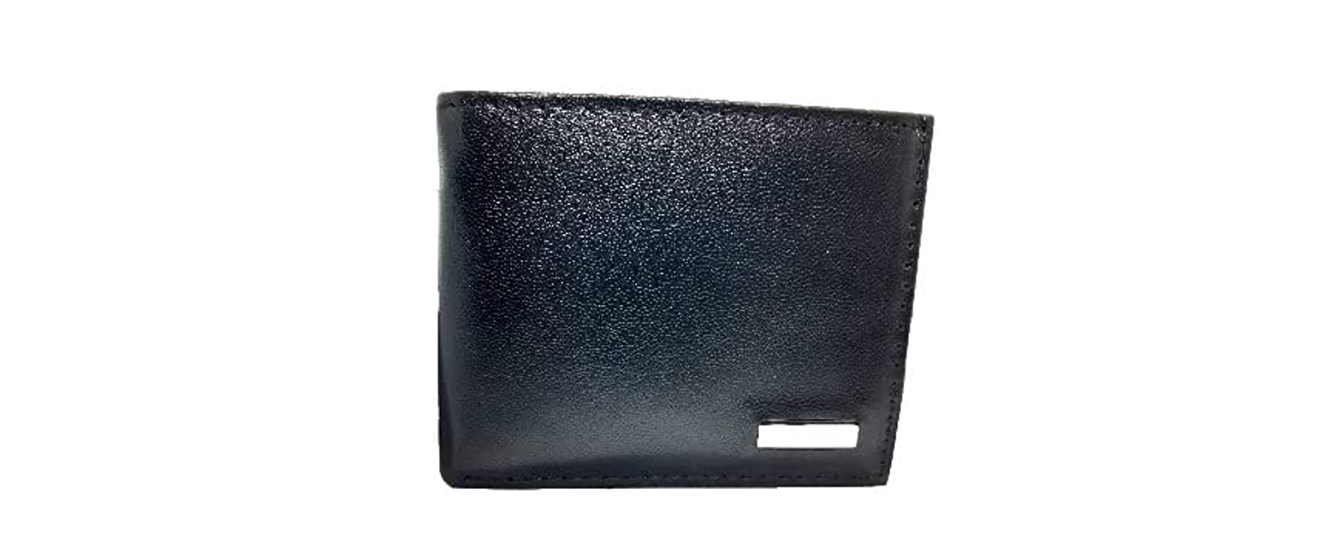 Calvin Klein Men's Genuine Leather Wallet with RFID Protection Black, Black, Standard, American, Black, std, American