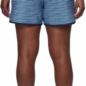 Hang Ten Womens Lightweight Hybrid Short (Large, Navy Stripe)