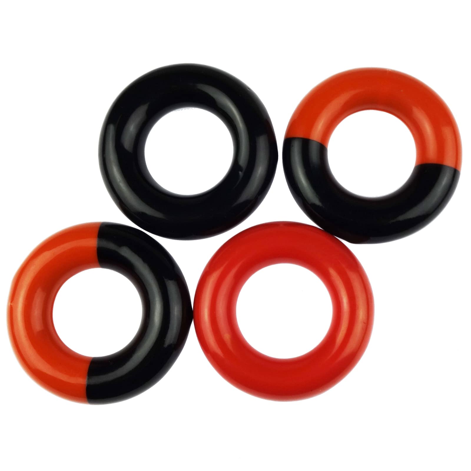 Miokun 4 Pack Golf Club Weights Golf Weight Rings (Red,Black,Black Mixed Red)