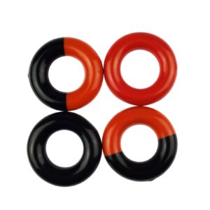 Miokun 4 Pack Golf Club Weights Golf Weight Rings (Red,Black,Black Mixed Red)