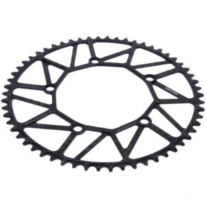 130 BCD Chainring, Aluminium Alloy Bicycle Narrow Wide Chainring Bike Chain Wheel Crank Plates Chainwheel 50T 52T 54T 56T 58T Accessories Repair Spare Parts Single Disc Sprocket for Road Mountain Bike