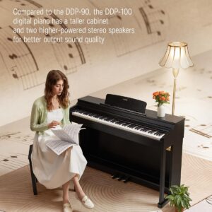 Donner DDP-100 Digital Piano + Donner Duet Piano Bench