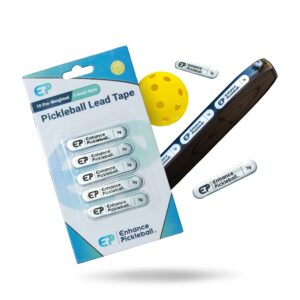 Enhance Pickleball Lead Tape - 3g Weighted Lead Strips, Highly-Adhesive & Easy to Apply Lead Tape for Pickleball Paddles, More Power and Control