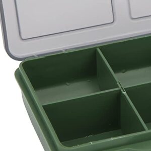 FECAMOS Bait Storage Case, Sturdy and Durable Carp Fishing Tackle Box Fine Workmanship 2Pcs for Fishing Tackle Accessories(6 Cells)