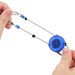 FECAMOS Fly Fishing Anglers Tool, Fly Fishing Tool Retractor Adjustable Portable Nylon Fly Fishing Accessory for Fishing Hiking, Camping