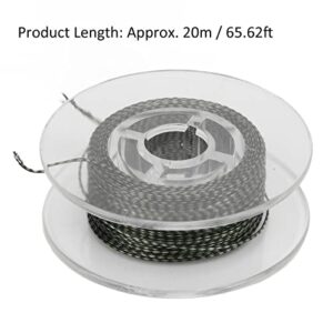 FECAMOS Fishing Gear, Wear Resistance Standard Wire Diameter Fishing Line Tight Weaving for Pool Fishing(Line 25)