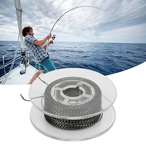 FECAMOS Fishing Gear, Wear Resistance Standard Wire Diameter Fishing Line Tight Weaving for Pool Fishing(Line 25)