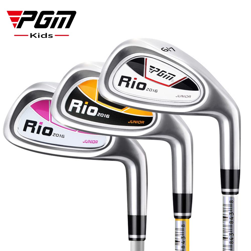 PGM Junior Golf Club, RIO golf clubs complete set right handed for Children Kids 9-12, 4 pieces youth Golf Clubs with Stand Bag for Boys & Girls Black