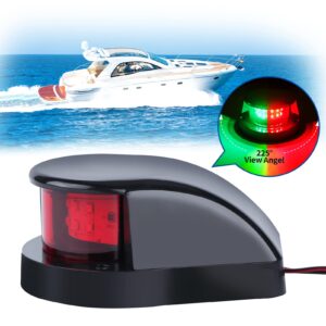 marinexplore Boat Navigation Light,LED Marine Bow Light Front Warning Light for Pontoon Fishing Boat