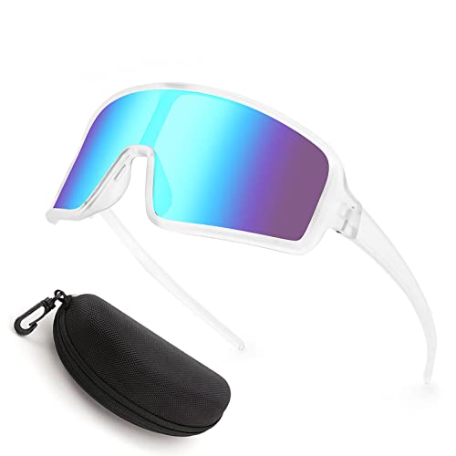 Karsaer Vision Sports Sunglasses Cycling Glasses Baseball Softball Sunglasses Unisex for Adult Youth Kids Boys Girls 8-16