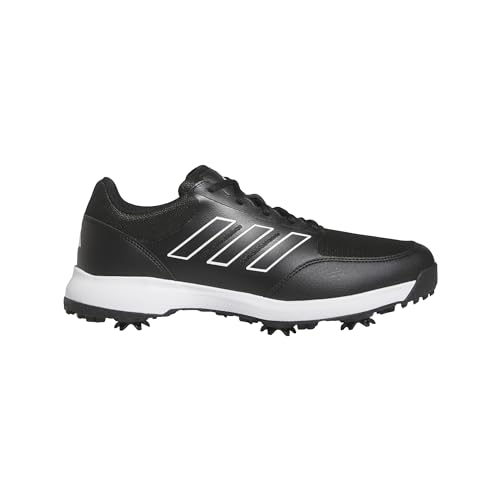 adidas Men's Tech Response 3.0 Golf Shoes, Core Black/Footwear White, 10.5 Wide