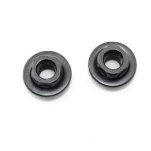 WELWIK 2PCS 3/8x26T Rear Axle Nut, Bike Bicycle Axle Nuts, Hub Nuts, Bike Bicycle Rear Axle Nuts Hub Nuts, Cone Nuts Dust Protector, Large