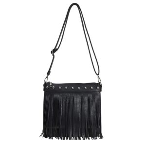 Emprier Women Hobo Fringe Crossbody Purse Vintage Small Tassel Shoulder Handbags