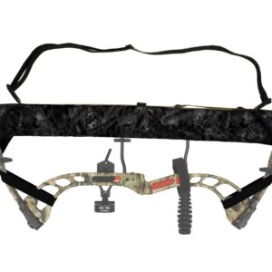 Slicker Weatherproof Bow Sling for Archery, Soft and Compact Bow Case for Hunting Gear Accessories, Cam and String Protector - Vanish Shadow