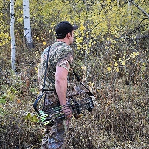 Slicker Weatherproof Bow Sling for Archery, Soft and Compact Bow Case for Hunting Gear Accessories, Cam and String Protector - Vanish Shadow