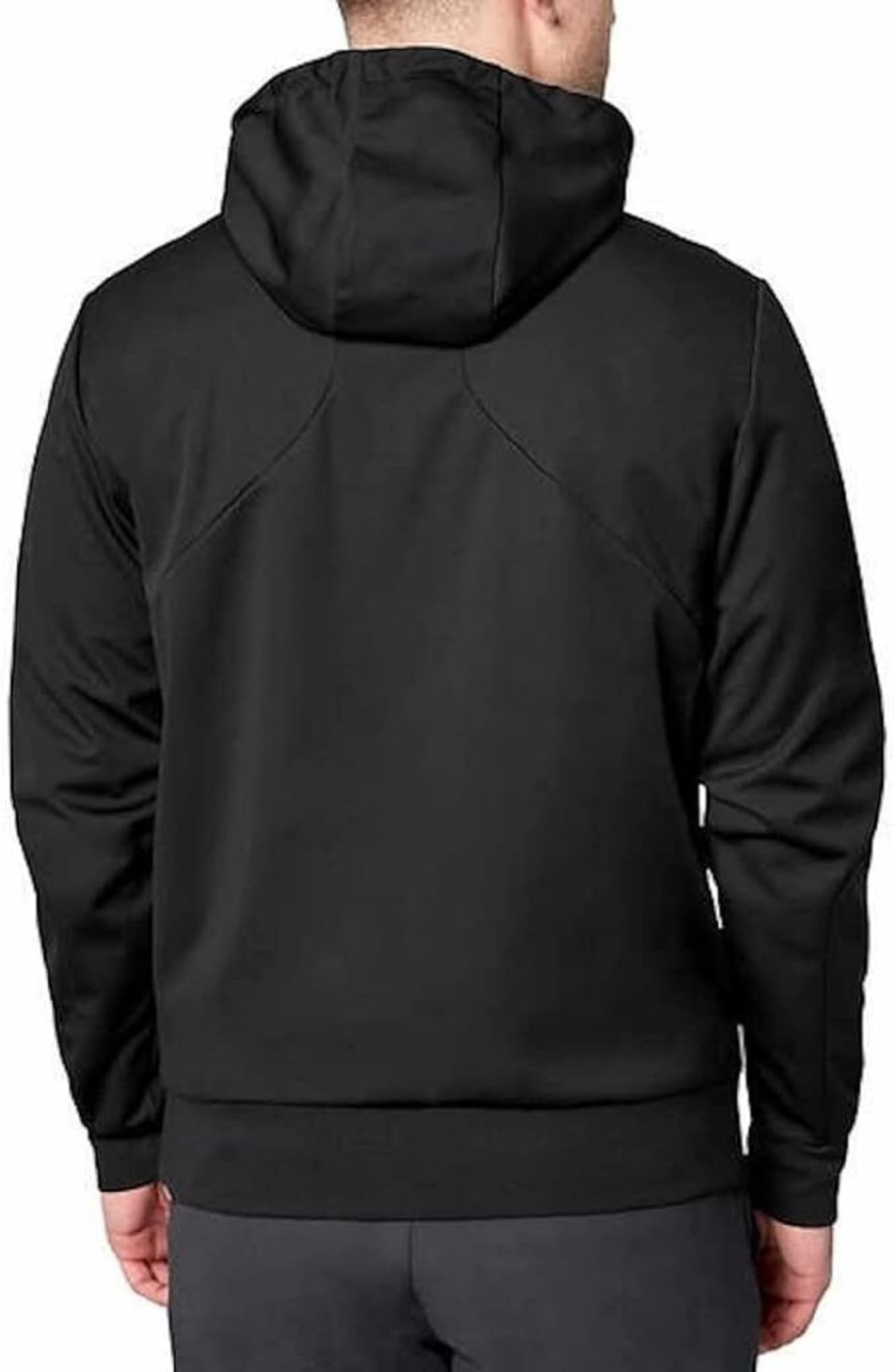 Mondetta Men's Full Zip Hooded Active Jacket (Small, Black)