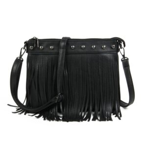 emprier women hobo fringe crossbody purse vintage small tassel shoulder handbags