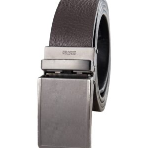 Kenneth Cole Men's Perfect Fit Adjustable Click Belt, Brown Plaque, X-Large (42-44)