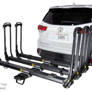 SARIS Bike Racks, Modular Hitch System Base, MHS 3+1 Base 2 Inch Hitch, Customizable Build Out Bicycle Rack, 3 Base Options