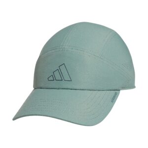 adidas Women's Superlite Trainer Sport Performance Relaxed Adjustable Cap, Silver Green/Dark Onix Grey, One Size