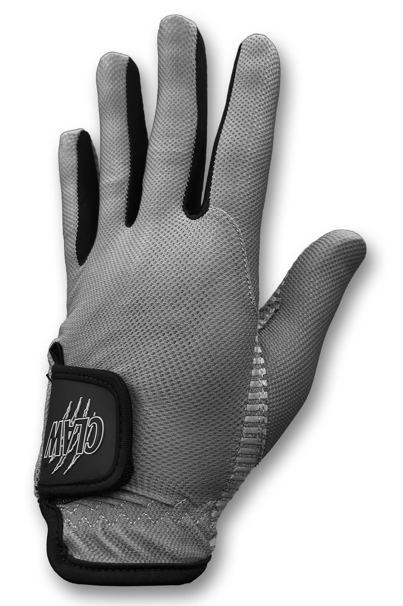 CaddyDaddy Claw Golf Gloves for Women | Flex-Mesh Design for Cool Ventilation | Lasts 3-5 Times Longer Than Leather | Silicone-Web Coating for Maximum Grip | Machine-Washable | Grey | RH-Med