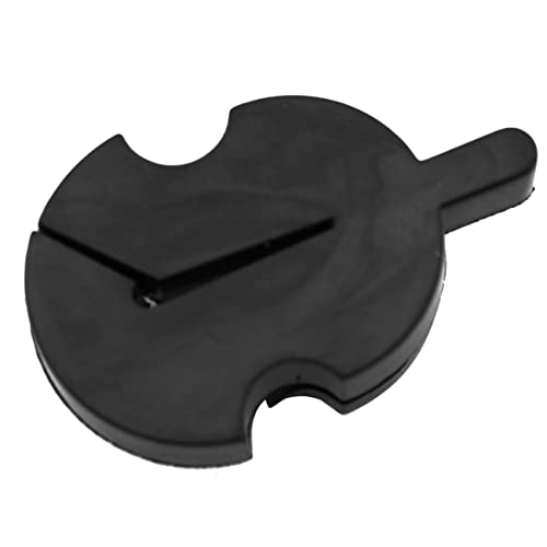 Tourte Style Rubber Mute LQ Industrial 3PCS Tourte-Style Black Rubber Mute for All Violins Small Violas Ultra Practice Silencer (TSRMAVUP-27x17x8-B3)