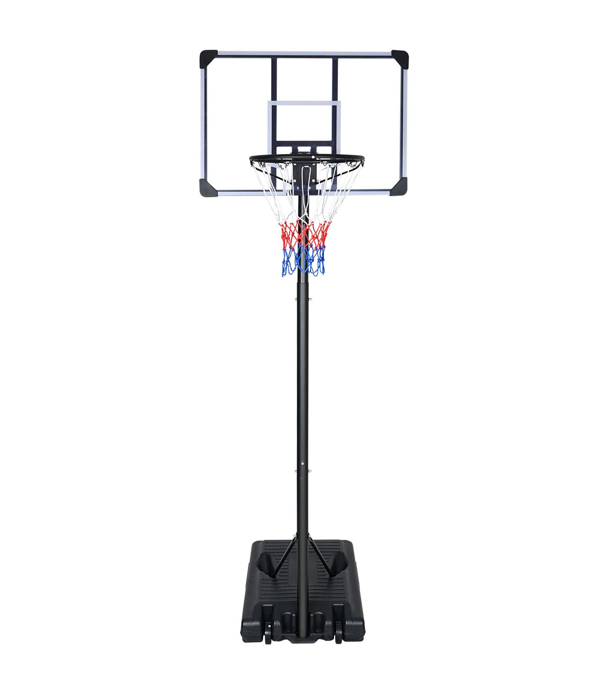 HooKung Portable Basketball Hoops & Goals 35.4 Inch Backboard Basketball System Height Adjustable 6.2ft -8.5ft for Adult Teenagers Indoor Outdoor Use