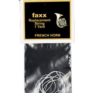 Faxx French Horn Rotor String, 36″ White (1 Yard) - For Replacing Your French Horn Valve String