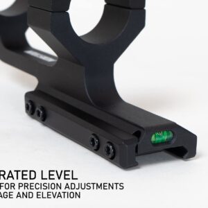 Monstrum Offset Scope Mount with Integrated Level Bubble