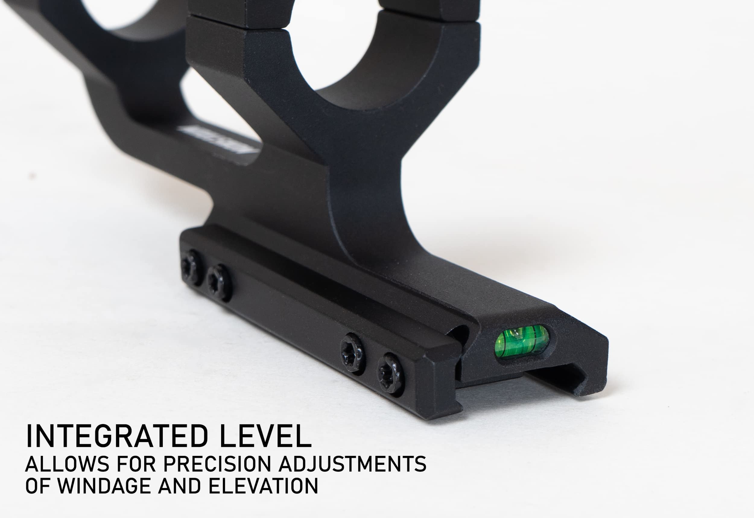 Monstrum Offset Scope Mount with Integrated Level Bubble