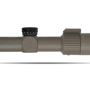 Monstrum Alpha Series 1-4x24 FFP Rifle Scope | Flat Dark Earth | Monstrum Scope Mount with 45 Degree Offset Picatinny Rail Mount | Bundle