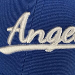 Los Angeles Big 3D Embroidery Adjustable Fit Hat Baseball Cap - Blue OneSize