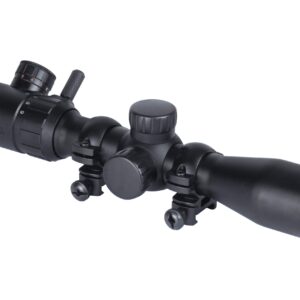 Monstrum 3-9x32 Rifle Scope | Monstrum Picatinny Scope Rings with Integrated Level Bubble | Bundle