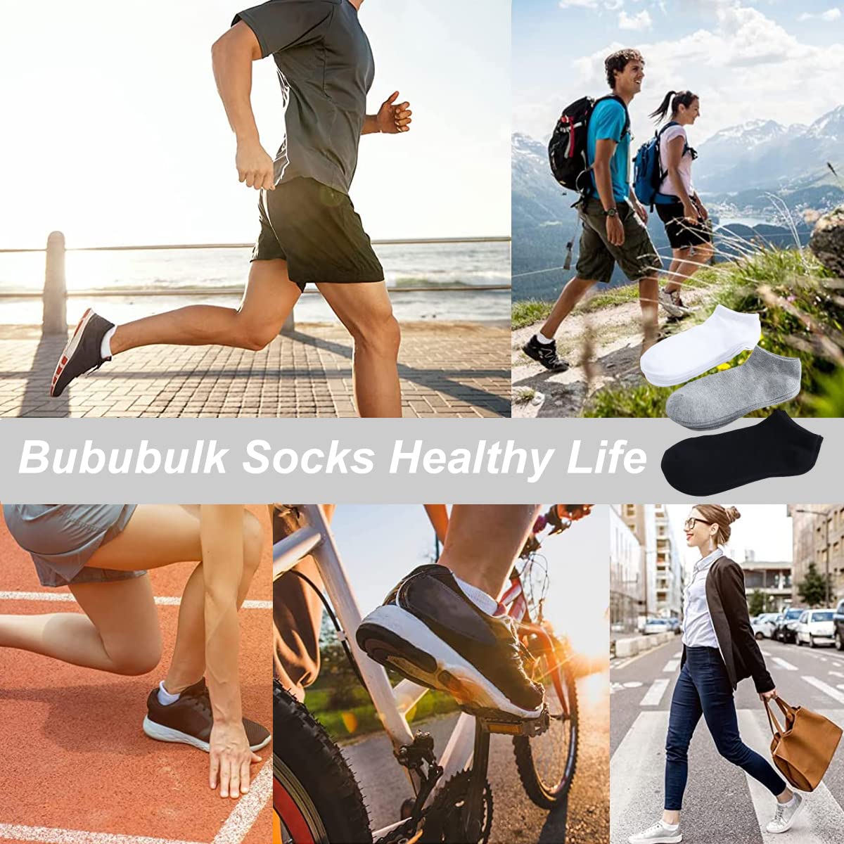 RICHBULL 100 Pairs Thin Low Cut Ankle Socks for Men & Women Bulk Socks,Breathable Casual Socks Athletic Sock Wholesale