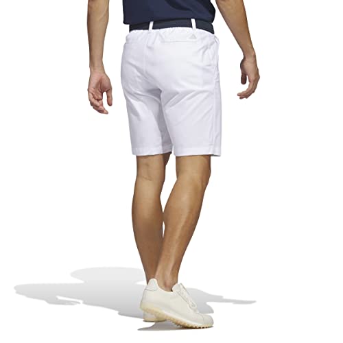 adidas Golf Men's Go-To 9-Inch Golf Short, White, 30"