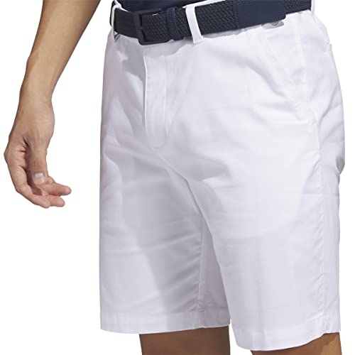 adidas Golf Men's Go-To 9-Inch Golf Short, White, 30"