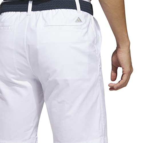 adidas Golf Men's Go-To 9-Inch Golf Short, White, 30"