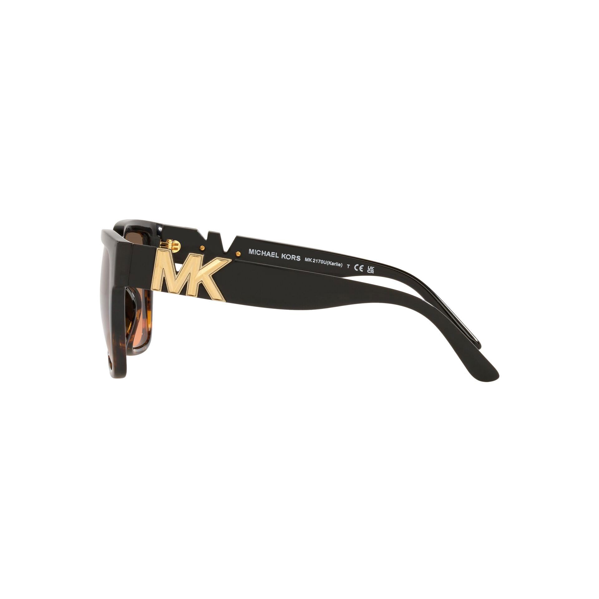 Michael Kors KARLIE MK 2170U Dark Tortoise/Brown Shaded 54/17/140 women Sunglasses