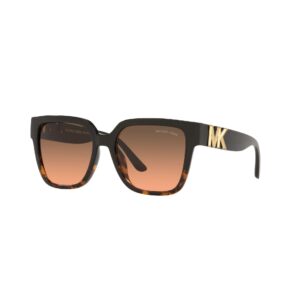 michael kors karlie mk 2170u dark tortoise/brown shaded 54/17/140 women sunglasses