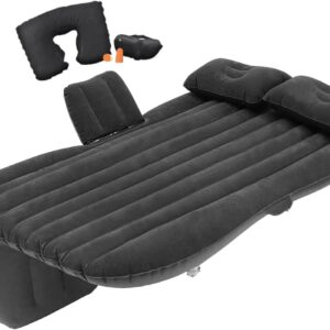 SLEE Truck Air Mattress Dodge Ram Ford Bed Sleeping SUV Car Inflatable Backseat Couch … Black Short Queen SL91 SLEE91