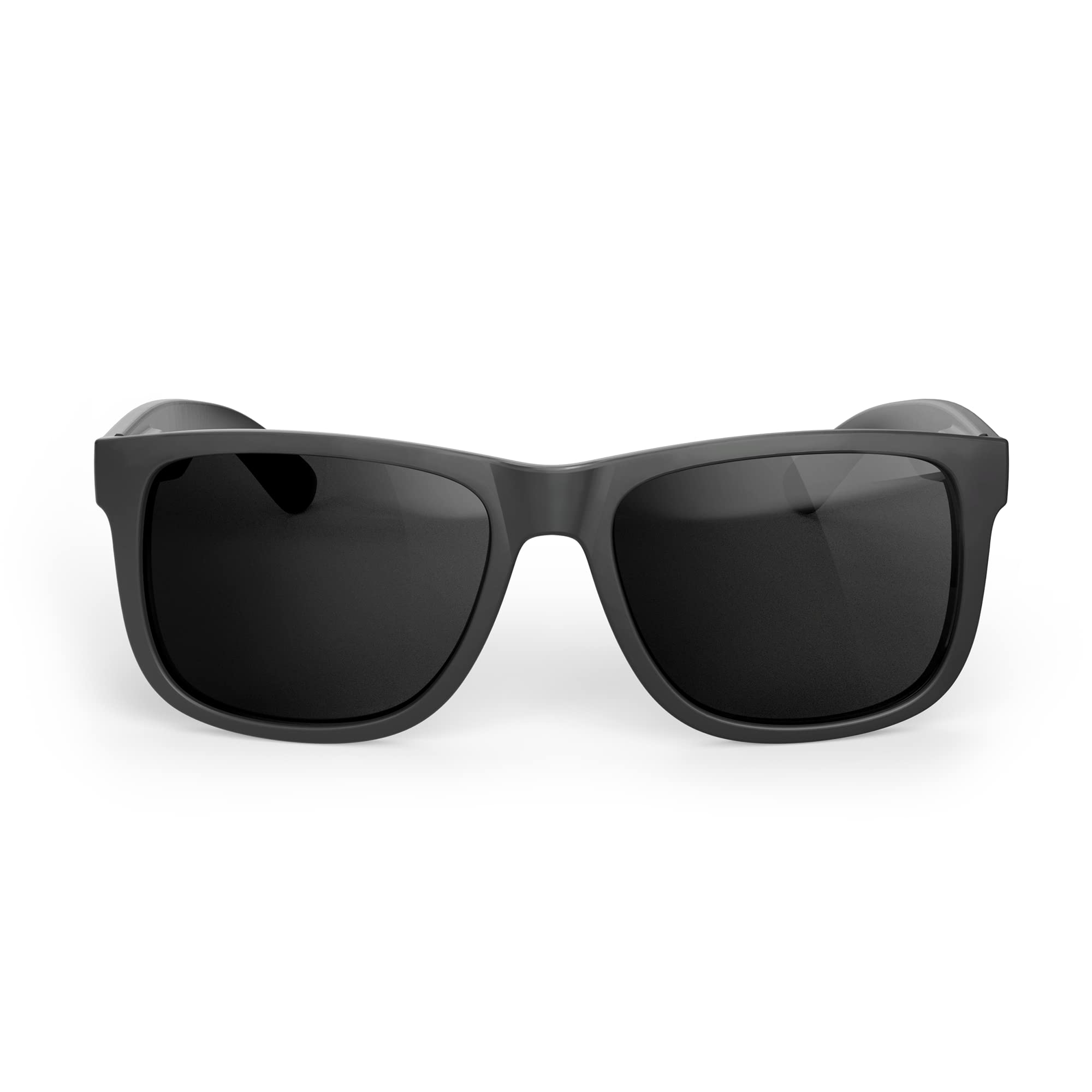 Vanmage Hanauma Polarized Sunglasses for Men and Women, Black Frame Grey Lens