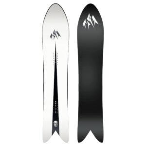 jones snowboards storm wolf snowboard, surf series, directional freeride, 162cm, big horn series